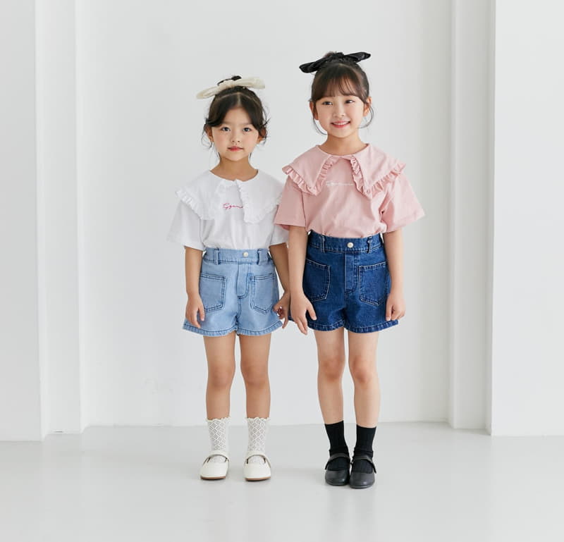 Ggomare - Korean Children Fashion - #Kfashion4kids - BB Collar Tee - 10