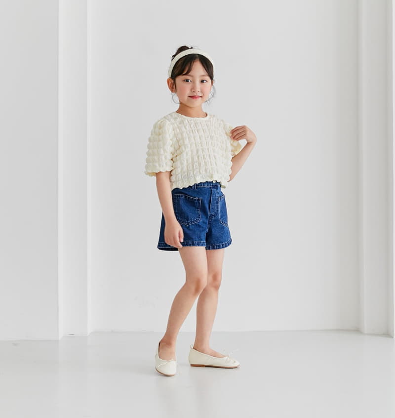 Ggomare - Korean Children Fashion - #childofig - Crop Mayo Blouse - 6