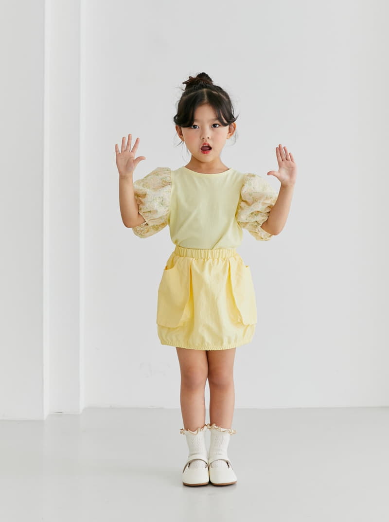 Ggomare - Korean Children Fashion - #fashionkids - Puff Lace Tee