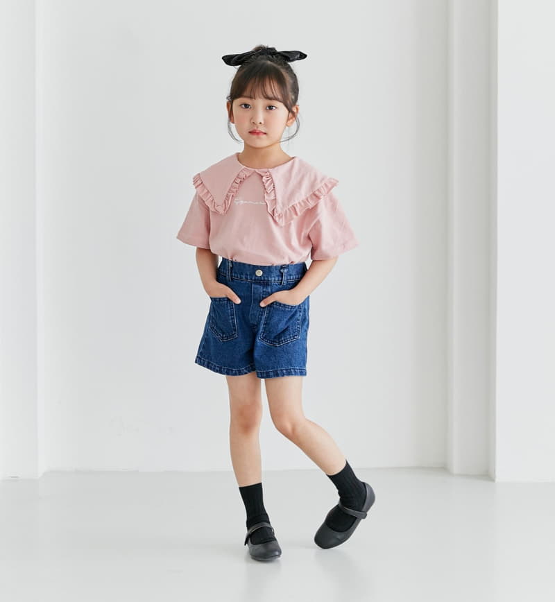 Ggomare - Korean Children Fashion - #fashionkids - BB Collar Tee - 6