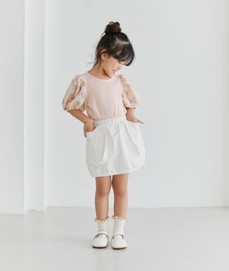 Ggomare - Korean Children Fashion - #kidsshorts - Pocket Balloon Skirt - 3