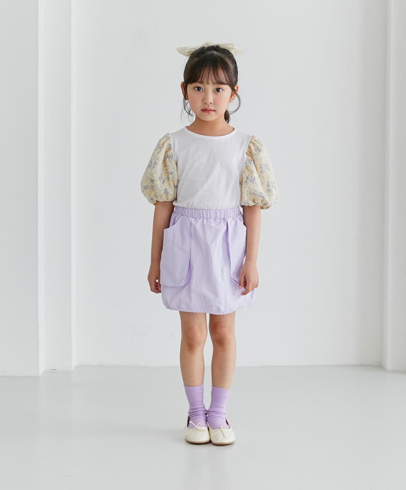 Ggomare - Korean Children Fashion - #prettylittlegirls - Puff Lace Tee - 9