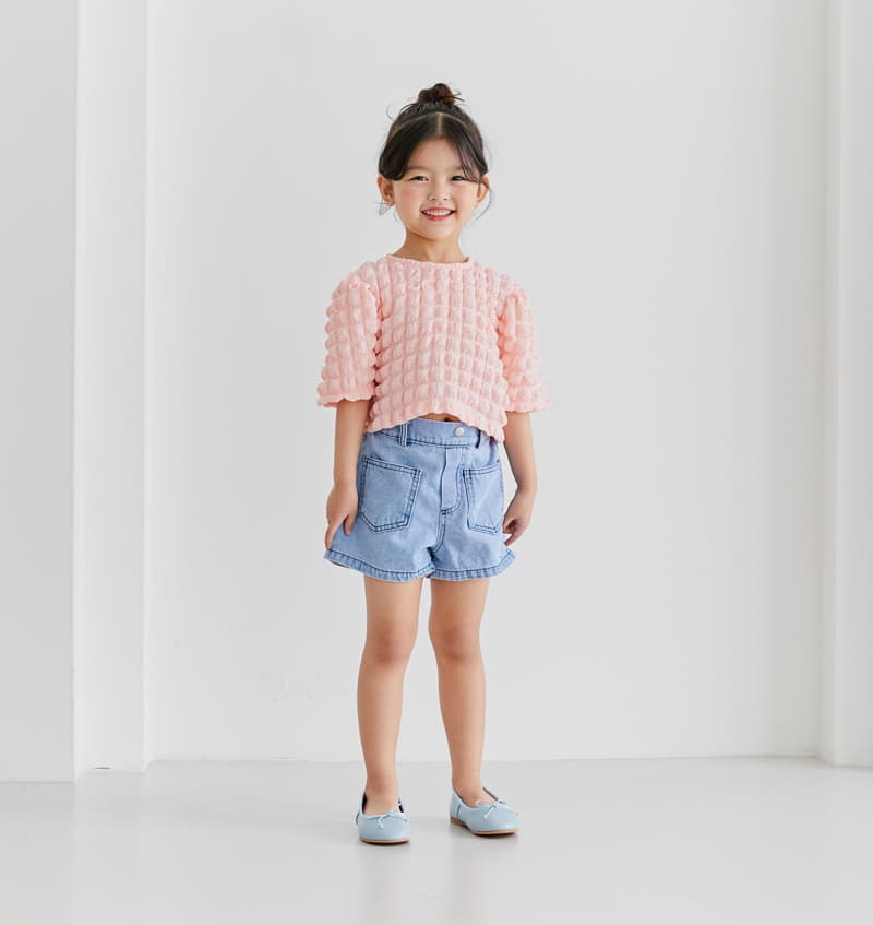 Ggomare - Korean Children Fashion - #stylishchildhood - Crop Mayo Blouse - 5