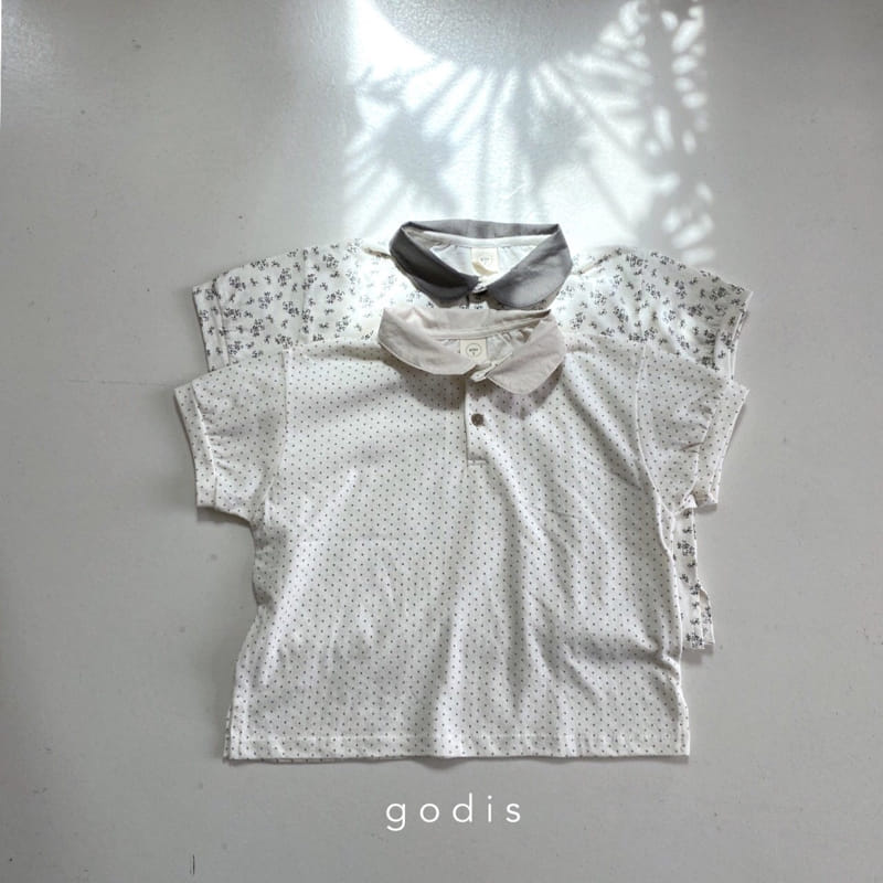 Godis - Korean Children Fashion - #childofig - Shape Collar Tee - 8