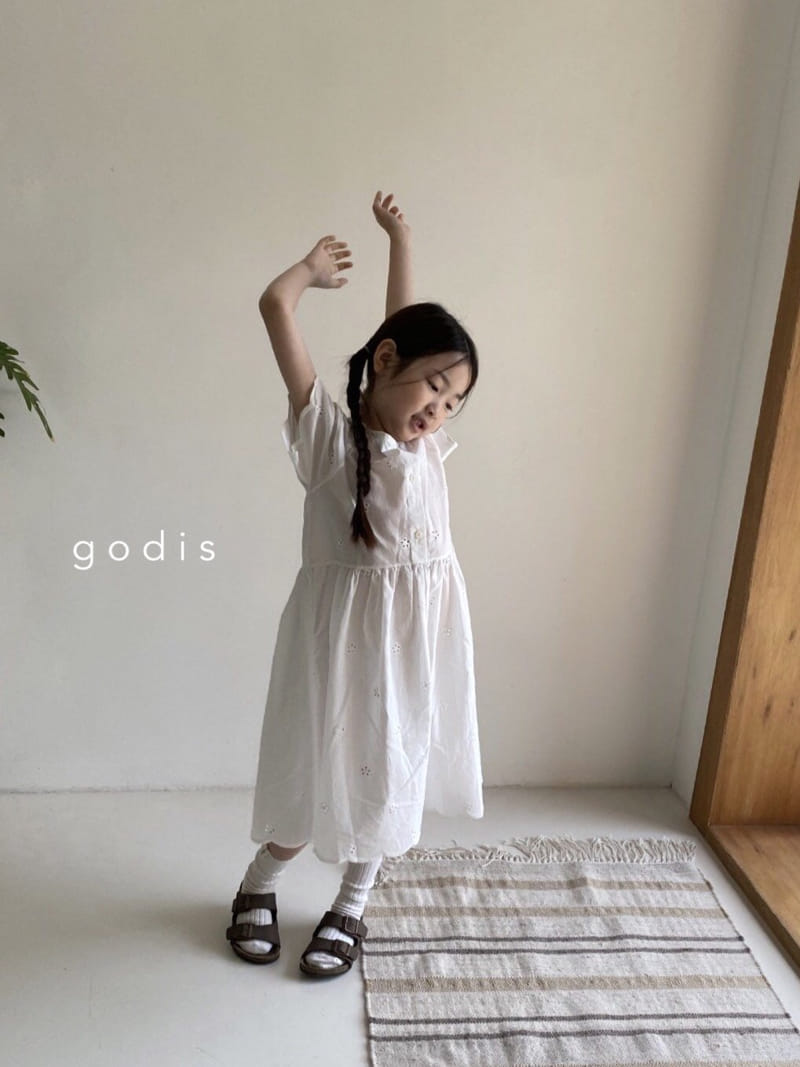 Godis - Korean Children Fashion - #childrensboutique - Embroy One-piece