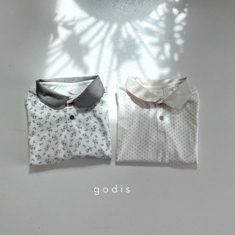Godis - Korean Children Fashion - #childrensboutique - Shape Collar Tee - 9