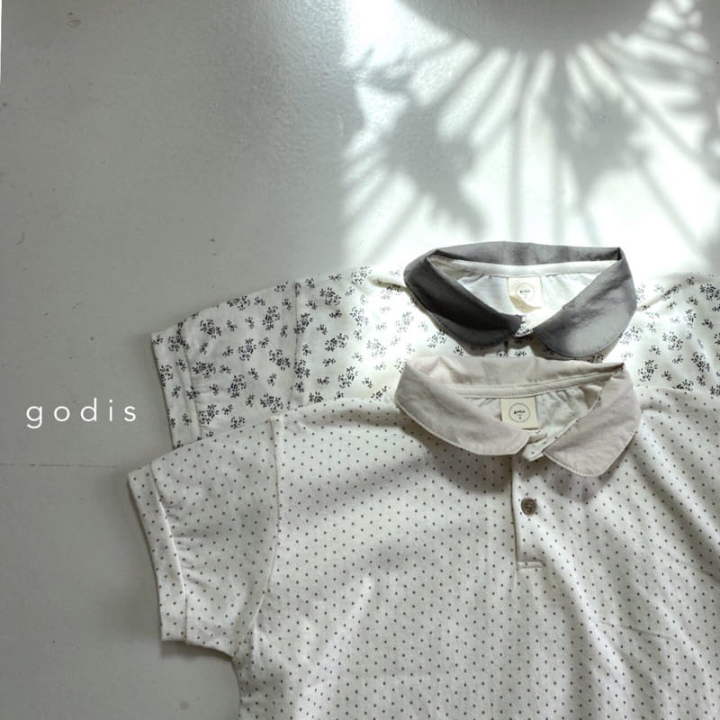 Godis - Korean Children Fashion - #designkidswear - Shape Collar Tee - 10