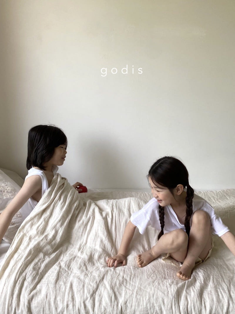Godis - Korean Children Fashion - #designkidswear - Mesh Top - 2