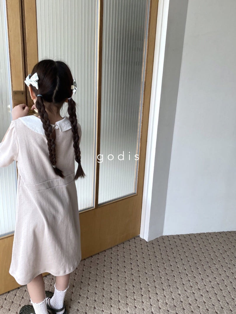 Godis - Korean Children Fashion - #discoveringself - Eyelet One-piece - 2