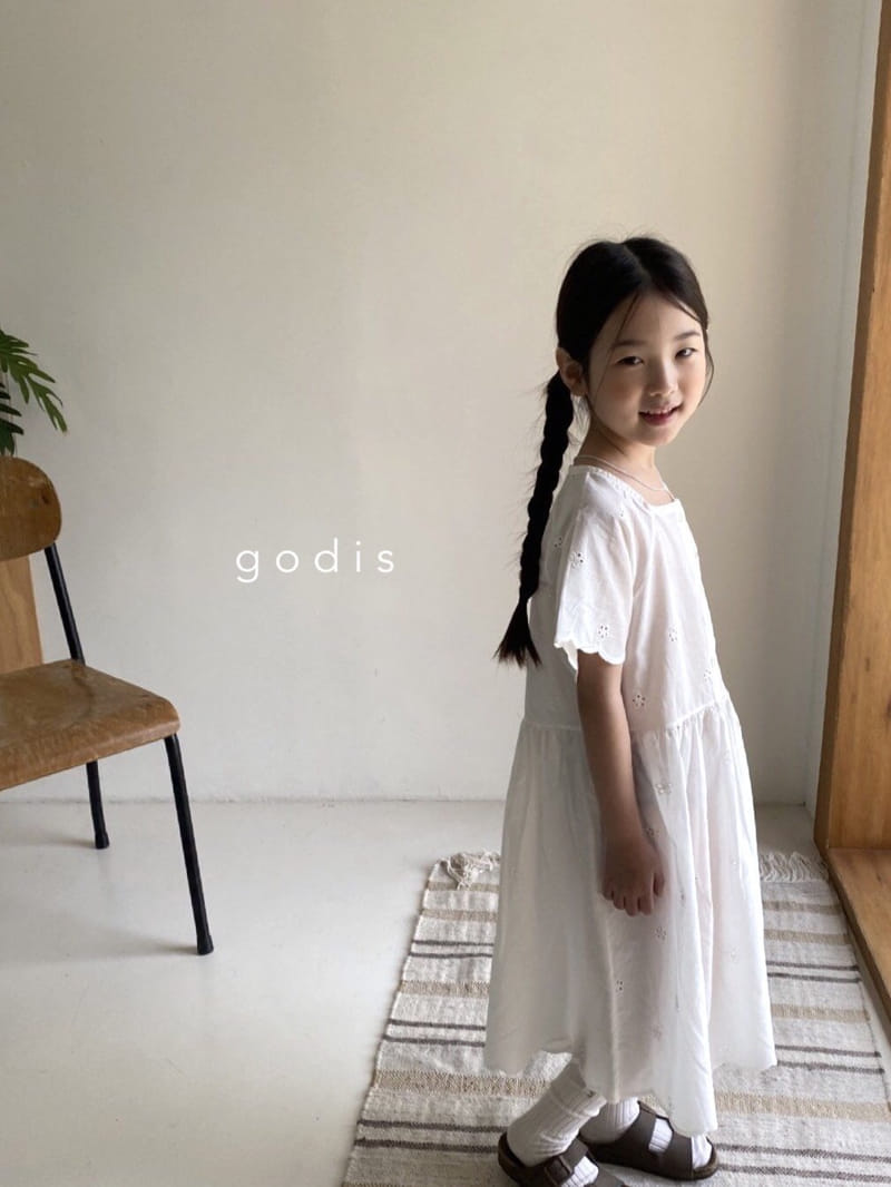 Godis - Korean Children Fashion - #discoveringself - Embroy One-piece - 4