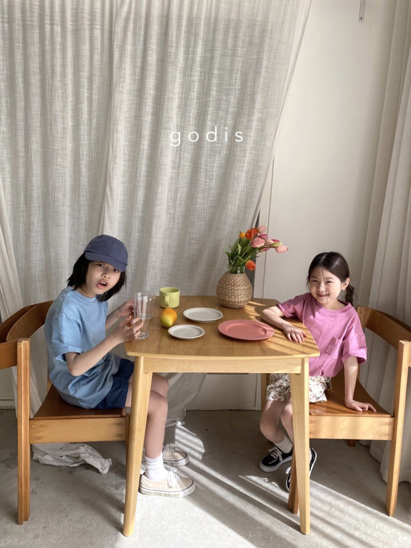 Godis - Korean Children Fashion - #toddlerclothing - Sand Pocket Tee - 2