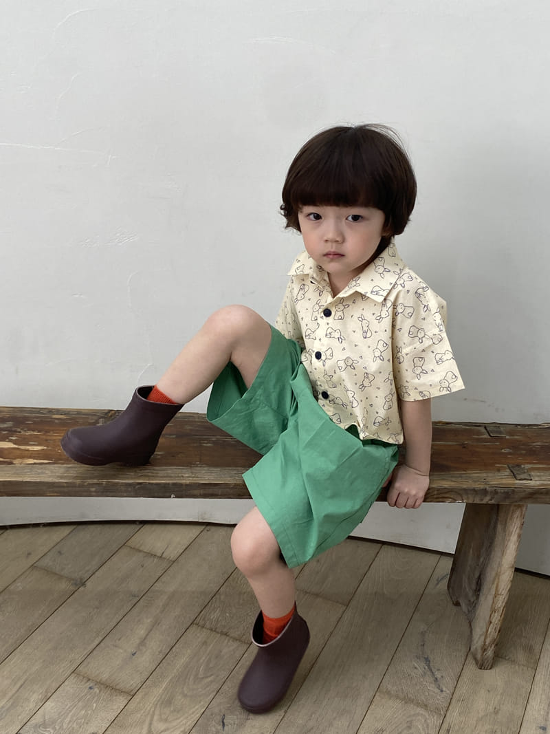 Green Tomato - Korean Children Fashion - #fashionkids - Rabbit Crop Shirt - 6