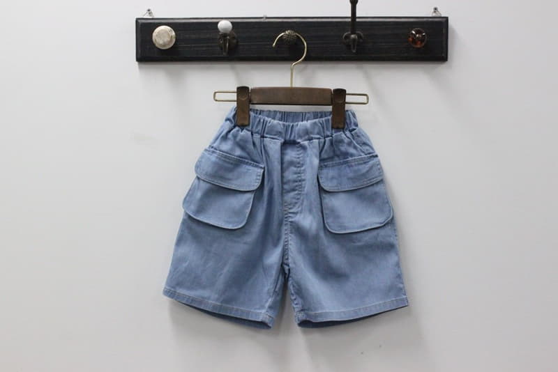 Green Tomato - Korean Children Fashion - #littlefashionista - Pocket Jeans - 7