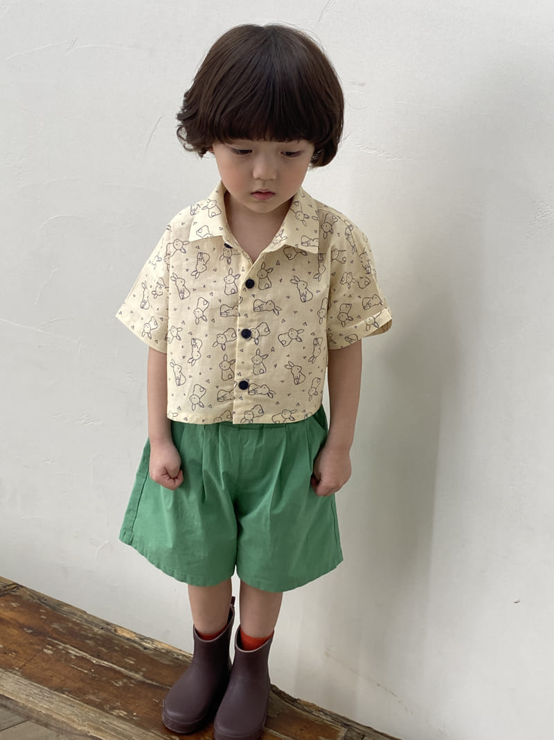 Green Tomato - Korean Children Fashion - #magicofchildhood - Wrinkle Shorts - 8