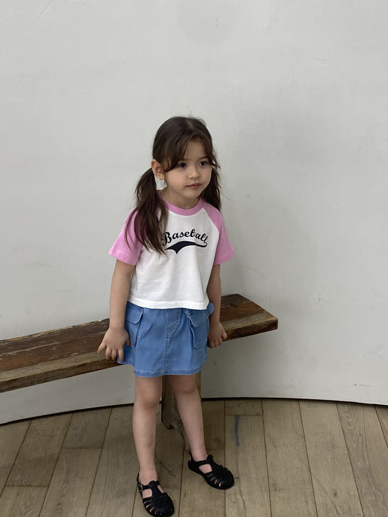 Green Tomato - Korean Children Fashion - #prettylittlegirls - Baseball Tee - 7