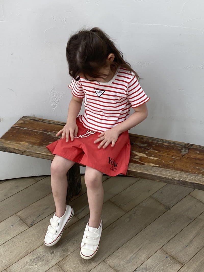 Green Tomato - Korean Children Fashion - #todddlerfashion - NY Shorts - 8