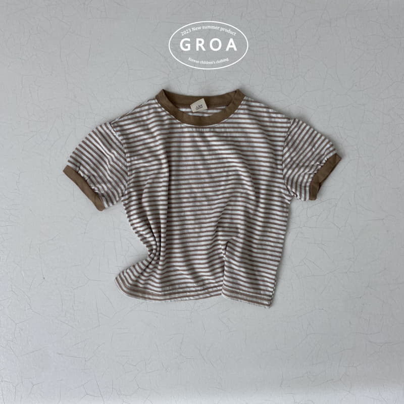 Groa - Korean Children Fashion - #fashionkids - Line Stripes Tee