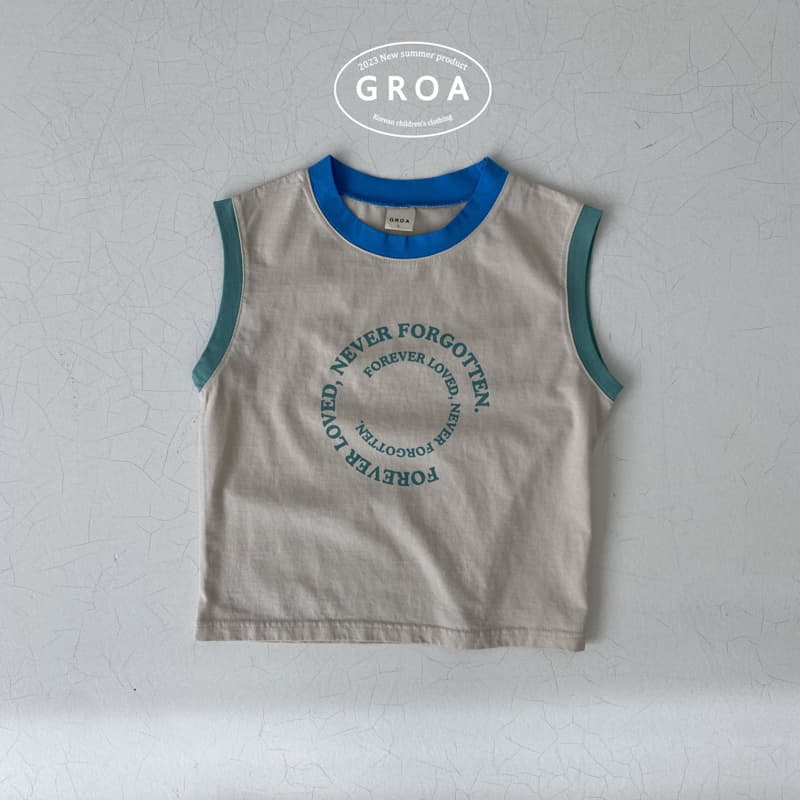 Groa - Korean Children Fashion - #littlefashionista - Foever Sleeveless Tee