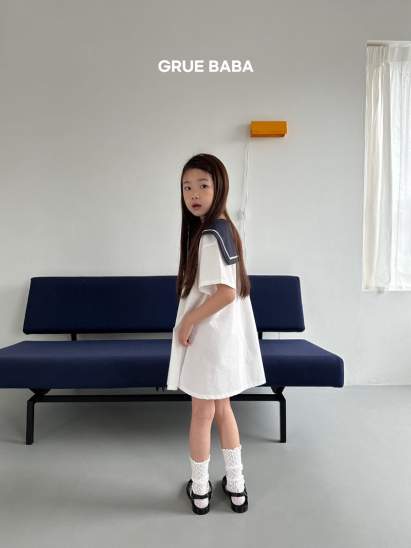 Grue Baba - Korean Children Fashion - #Kfashion4kids - Sailor One-piece - 5