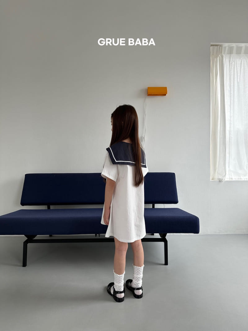 Grue Baba - Korean Children Fashion - #magicofchildhood - Sailor One-piece - 7