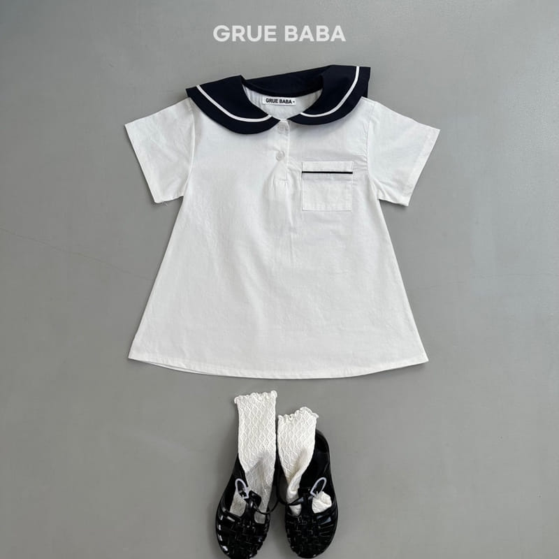 Grue Baba - Korean Children Fashion - #minifashionista - Sailor One-piece - 8