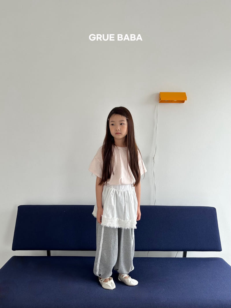 Grue Baba - Korean Children Fashion - #minifashionista - Cream Pants - 3