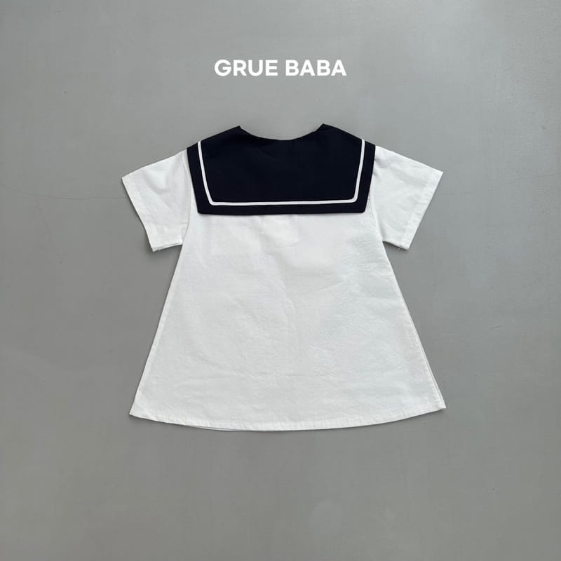 Grue Baba - Korean Children Fashion - #prettylittlegirls - Sailor One-piece - 9