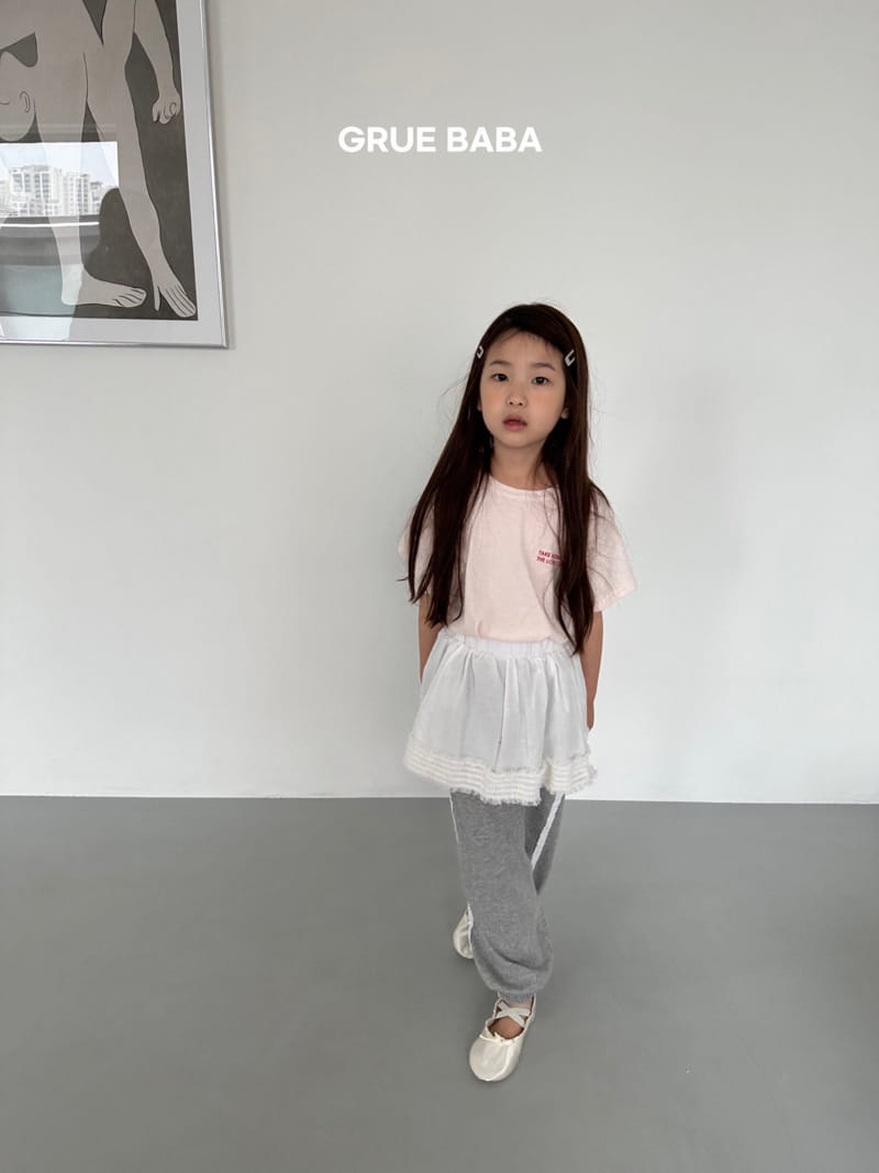 Grue Baba - Korean Children Fashion - #toddlerclothing - Cream Pants - 6