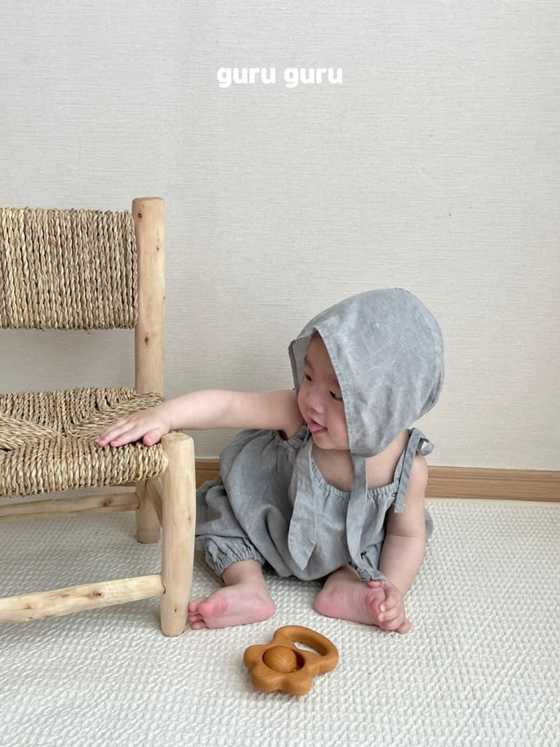 Guru Guru - Korean Baby Fashion - #babywear - Linen Bonnet - 8