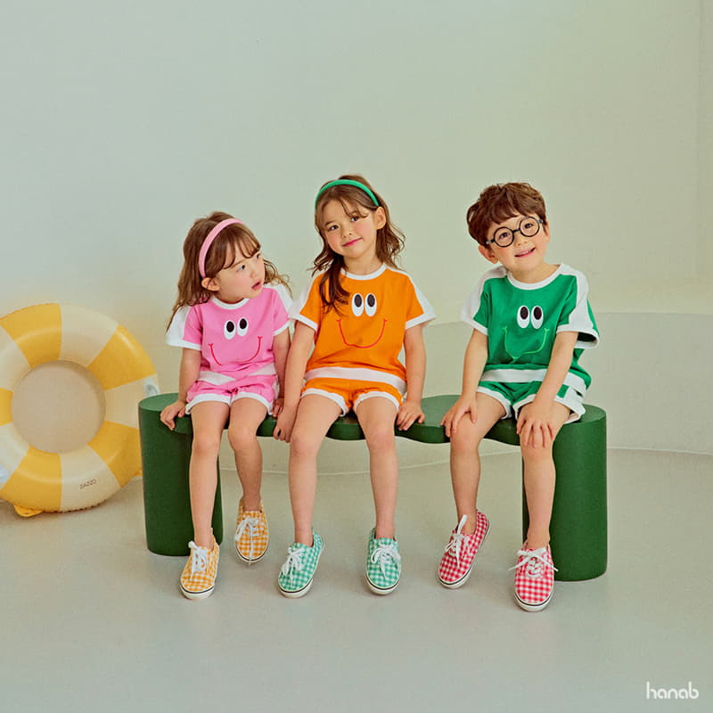 Hanab - Korean Children Fashion - #Kfashion4kids - Three Top Bottom Set - 5