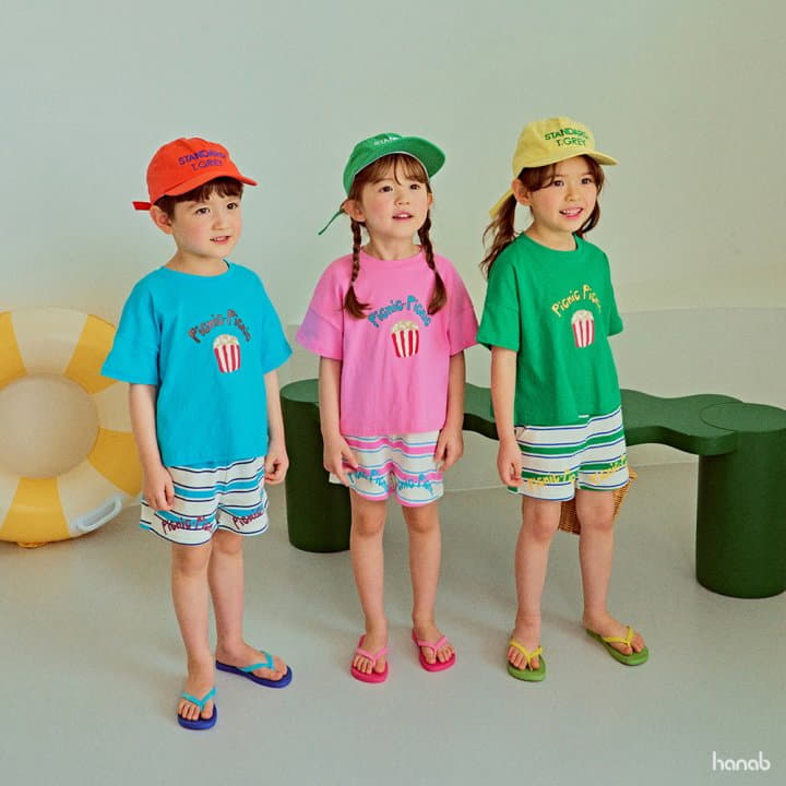 Hanab - Korean Children Fashion - #childofig - Pop Corn Top Bottom Set - 3