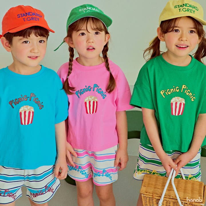 Hanab - Korean Children Fashion - #designkidswear - Pop Corn Top Bottom Set - 6