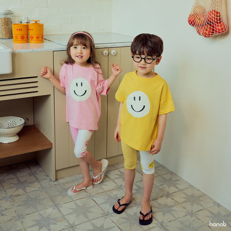 Hanab - Korean Children Fashion - #magicofchildhood - Half Smile Top Bottom Set - 10