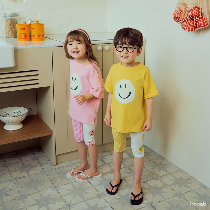 Hanab - Korean Children Fashion - #prettylittlegirls - Half Smile Top Bottom Set - 12
