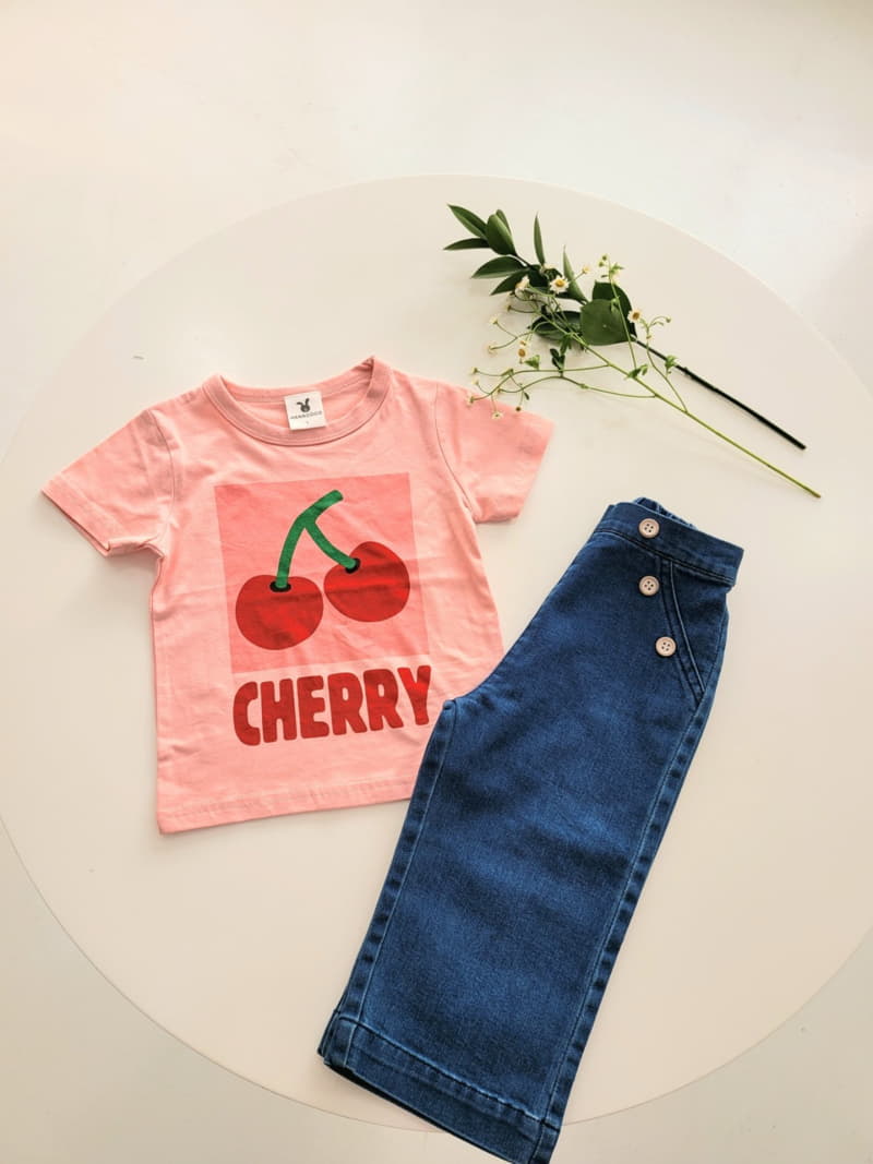 Hanacoco - Korean Children Fashion - #Kfashion4kids - Big Cherry Tee - 3