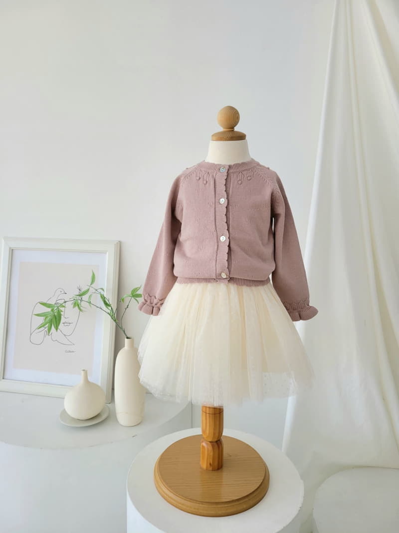 Hanacoco - Korean Children Fashion - #kidsstore - Fommi Knit Cardigan - 6