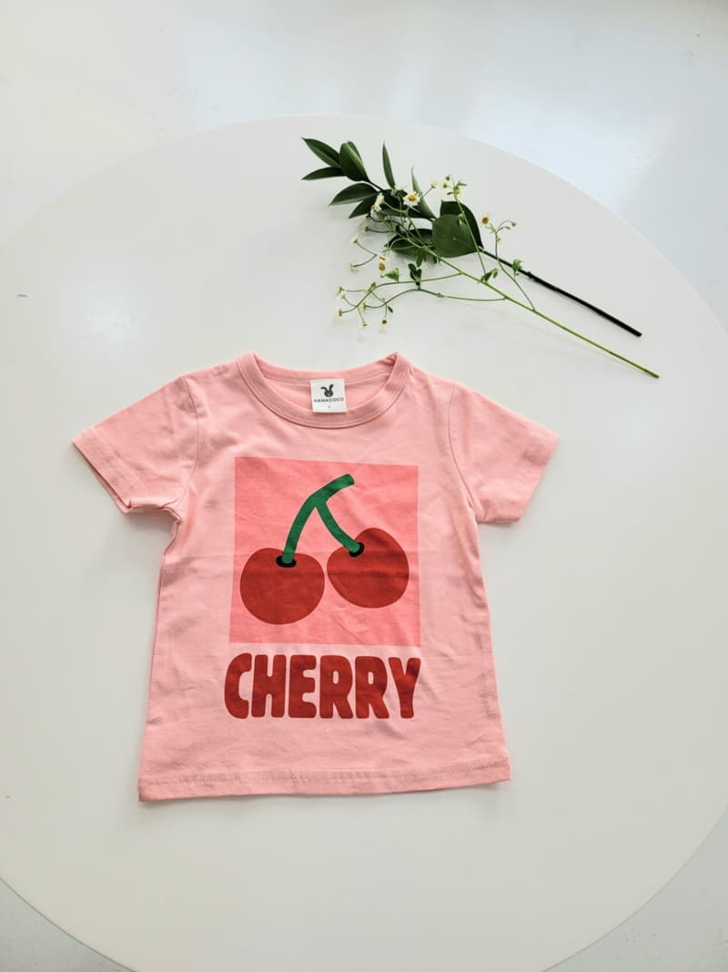 Hanacoco - Korean Children Fashion - #kidsstore - Big Cherry Tee