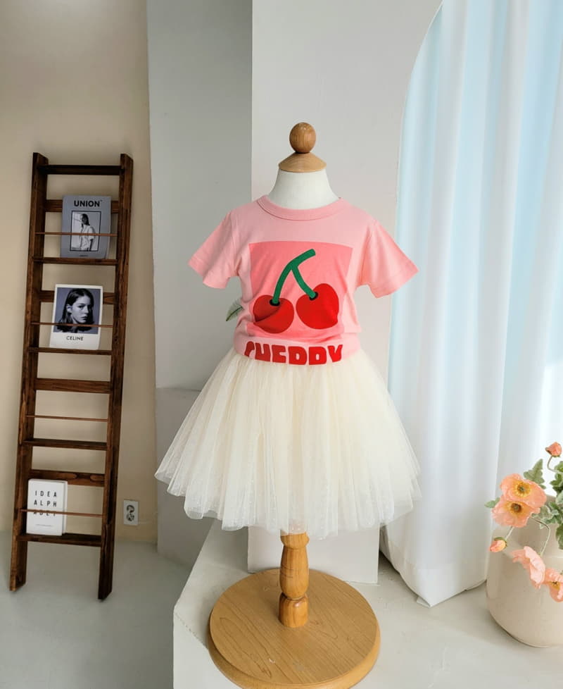 Hanacoco - Korean Children Fashion - #kidzfashiontrend - Big Cherry Tee - 2