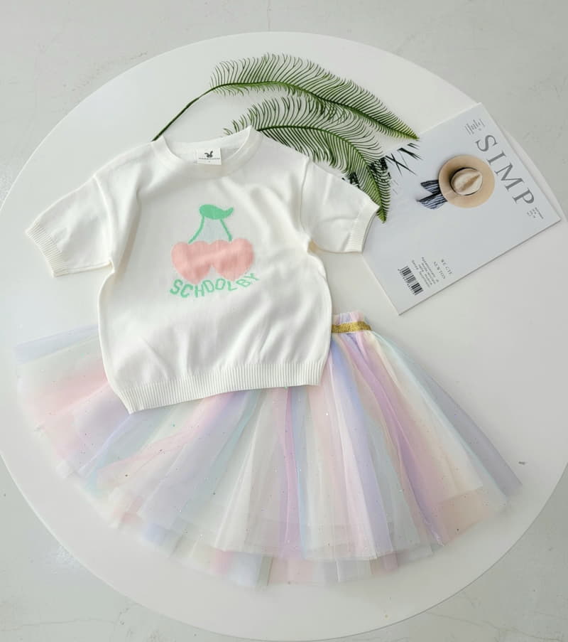 Hanacoco - Korean Children Fashion - #prettylittlegirls - Rainbow Sha Skirt