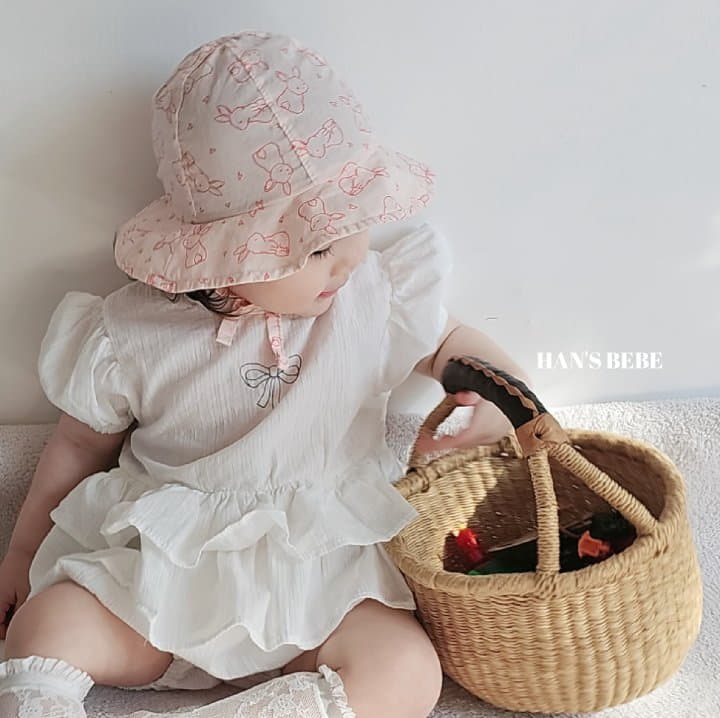 Han's - Korean Baby Fashion - #babyboutique - Bebe Cancan Frill Bodysuit - 12