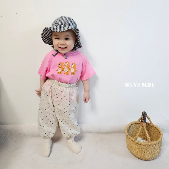 Han's - Korean Baby Fashion - #babyboutique - Bebe Mini Dot Pants - 12