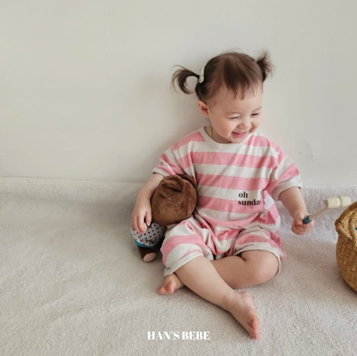 Han's - Korean Baby Fashion - #babyclothing - Bebe Sunday Bodysuit - 10