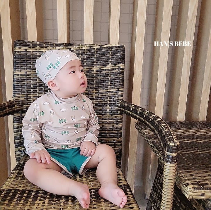 Han's - Korean Baby Fashion - #babyfashion - Bebe Rabbit Swimwear (Hat+Top+Pants) - 2