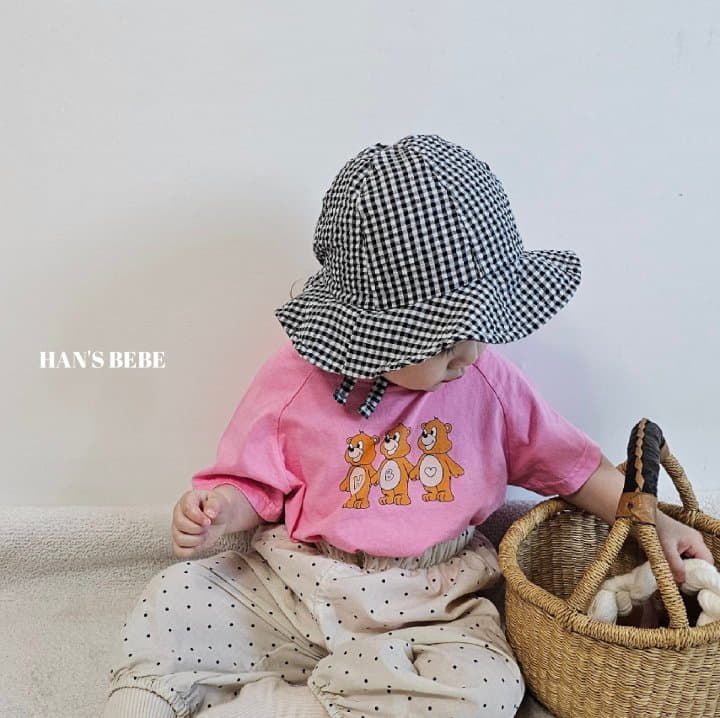 Han's - Korean Baby Fashion - #babyfashion - Bebe Three Bears Tee - 8