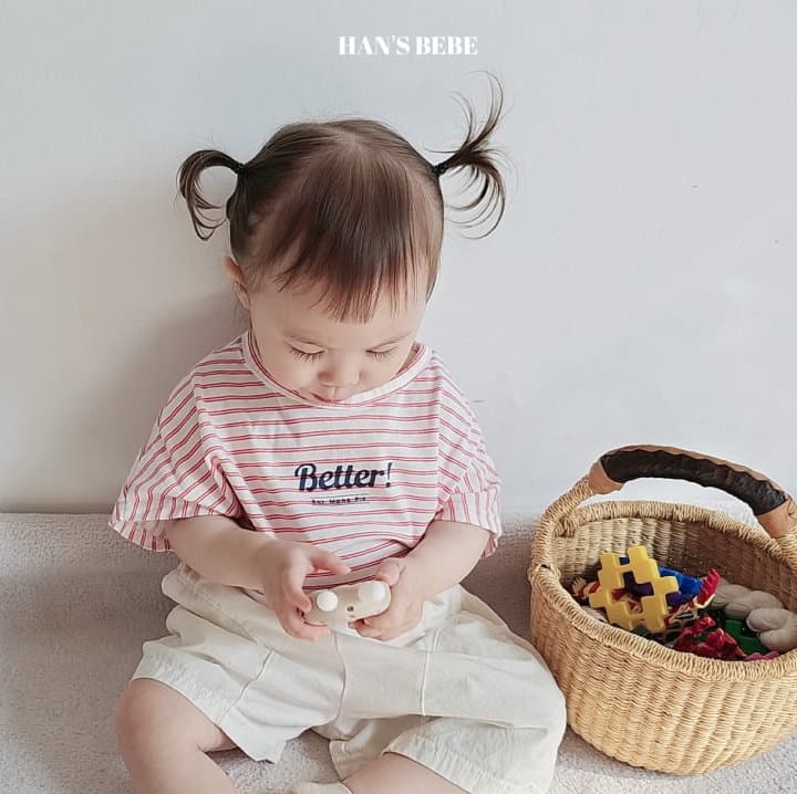 Han's - Korean Baby Fashion - #babyfashion - Bebe Butter Gaori Tee - 3