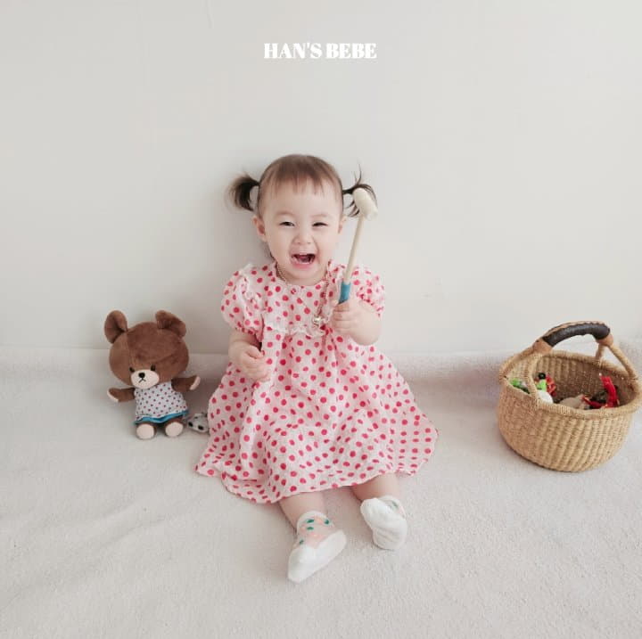Han's - Korean Baby Fashion - #babyfashion - Bebe Dot One-piece - 11