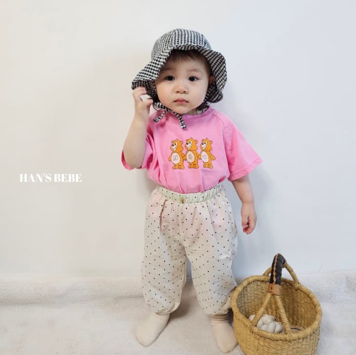 Han's - Korean Baby Fashion - #babyfever - Bebe Three Bears Tee - 9