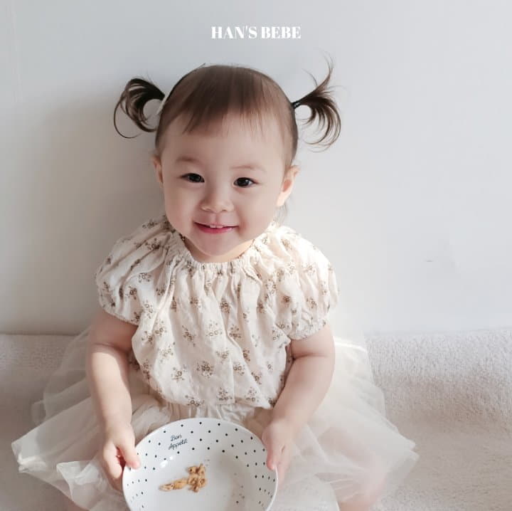 Han's - Korean Baby Fashion - #babyfever - Bebe Rosy Shirring Blouse