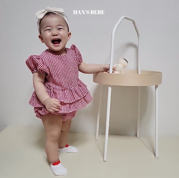 Han's - Korean Baby Fashion - #babygirlfashion - Bebe Cancan Frill Bodysuit - 2
