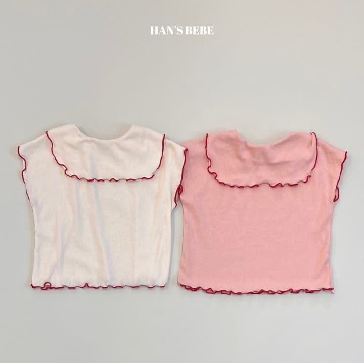 Han's - Korean Baby Fashion - #babygirlfashion - Bebe Collar Inta Tee